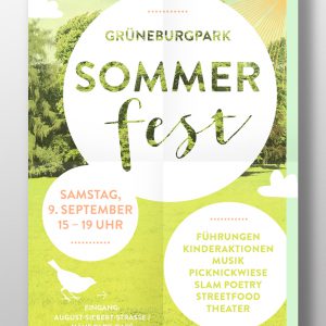 Poster Sommerfest Grüneburgpark